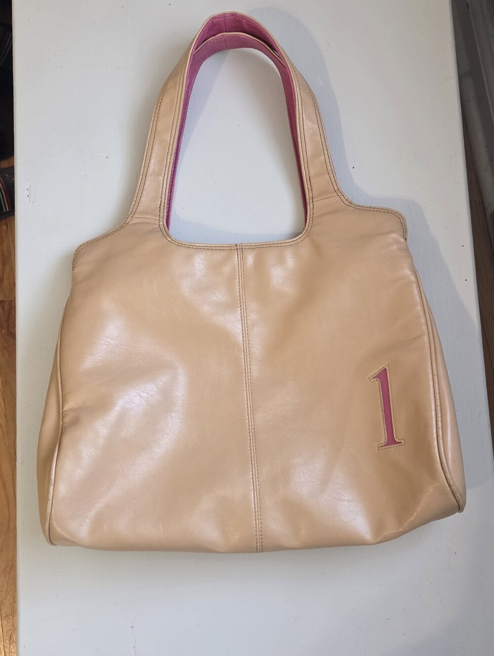 Liz Claiborne Boho Y2K Tan Shoulder Hobo Tote First Issue